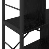 Bookshelf Black Oak 75 x 30 x 91 cm Engineered Wood 883970