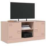TV Cabinet Pink 99x39x44 cm Steel 841686
