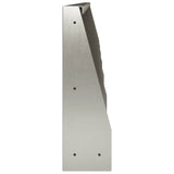 Retaining Wall 6 pcs 40 x 12 x 30 cm Stainless Steel Silver 3449139