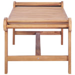 Coffee Table 100x50x45 cm Solid Teak 44734