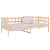 ZNTS Day Bed without Mattress 90x200 cm Solid Wood Pine 820756