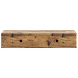Wall-Mounted Side Table Old Wood 87.5 x 34.5 x 17 cm 899183