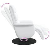 Recliner Chair White 71 x 98 x 106 cm Faux leather 42018589