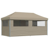 Party Tent Pop-up Taupe 580 x 292 x 315 cm Oxford Fabric 3415554