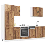 7 Piece Kitchen Cabinet Set Kalmar Old Wood Engineered Wood 3314769