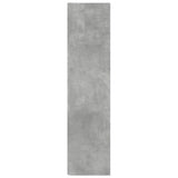Corner Cabinet Concrete Grey 33x33x132 cm Engineered Wood 809039