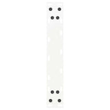 Coffee Table Legs U-Shaped 2 pcs White 28x cm Steel 4013149
