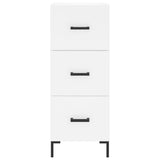 Highboard White 34.5x34x180 cm Engineered Wood 3200193