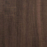 Bathroom Sink Cabinet Brown Oak 91x35x60 cm Engineered Wood 848668