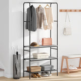 Clothes Rack Grey sonoma 77 x 30 x 171 cm Engineered Wood 868466