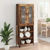 Highboard Old Wood 69.5 x 34 x 180 cm Engineered Wood 3415766