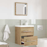 Bathroom Furniture Set with Drawer Brown 41 x 38.5 x 48 cm 875693