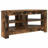 Corner TV Cabinet 102 x 40.5 x 45 cm Smoked Oak Engineered Wood 889780