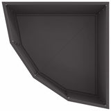 Corner Planter Black 60 x 60 x 35 cm Steel 883640