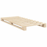 Bed Frame without Mattress with Headboard 90x200 cm Solid Wood 3281532