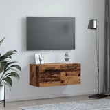 Wall Cabinet Old wood 80 x 36.5 x 35 cm Engineered wood 879558
