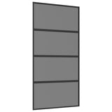 Sliding Door 102.5 x 205 cm Tempered Glass and Aluminium 42054107