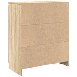 Sideboard with Drawer Sonoma Oak 71x35x84 cm Engineered Wood 861591