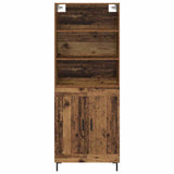Highboard Old Wood 69.5 x 34 x 180 cm Engineered Wood 3415641