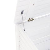 Storage Box with Lid RANA White 80x49x54 cm Solid Wood Pine 4002322