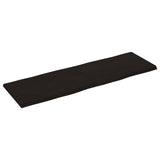 Table Top Dark Brown 160x50x cm Treated Solid Wood Live Edge 364036