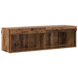 TV Cabinet Set Old Wood 100 x 30 x 30 cm Engineered Wood 886249