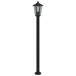 ZNTS Outdoor Floor Lamp Black 120 cm Stainless Steel 4006387