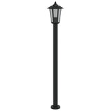 ZNTS Outdoor Floor Lamp Black 120 cm Stainless Steel 4006387