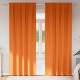 Blackout Curtains with Rings 2 pcs Bright Orange 245 x 140 cm 4107511