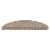 Stair Mats Self-adhesive Sisal-Look 30 pcs 56x17x3 cm Light Beige 3365868