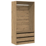 Wardrobe Artisan Oak 100x50x200 cm Engineered Wood 3318627