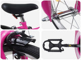 Kids Bike 14 Inches for 3-5 Years Old Pink Black 42009241