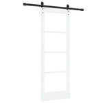 Sliding Door Manual ORKDAL White 73.5 x 198.5 cm Wood and metal 3332436