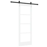 Sliding Door Manual ORKDAL White 73.5 x 198.5 cm Wood and metal 3332436
