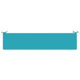 2-Piece Bench Cushions SOEST 2 pcs 100% Polyester Turquoise 949251