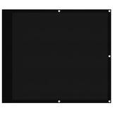 Balcony Screen Black 90x1000 cm 100% Polyester Oxford 4000370