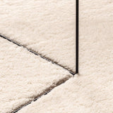 Rug HUARTE Short Pile Soft and Washable Beige 120x120 cm 375018