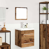 Bathroom Furniture Set 2 pcs Old Wood Engineered Wood 3393507