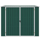 Garden Shed Green 195x198x159 cm Galvanised Steel 46253