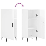 Sideboard High Gloss White 34.5x34x90 cm Engineered Wood 828558