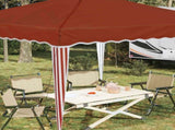 Pop-up Party Tent 288 x 288 x 245 cm Terracotta Oxford Fabric 42019754