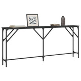 Console Table Black Engineered wood, metal Extra Long 837767