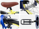 Kids Bike 12 Inches for 2-4 Years Old Yellow 42009612