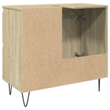 Bathroom Cabinet Sonoma Oak 65x33x60 cm Engineered Wood 849677