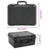 Portable Flight Case Black 49x38x23 cm PP 4007249