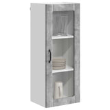 Wall Glass Cabinet LUCCA Concrete Grey 40 x 31 x 100 cm 885098
