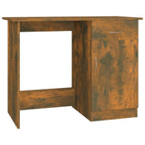 Desk Smoked Oak 100x50x76 cm Engineered Wood 815420