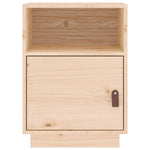 ZNTS Bedside Cabinets 2 pcs 40x34x55 cm Solid Wood Pine 818316