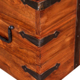 Two Piece Storage Chest Set Solid Wood 244050