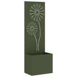 Garden Privacy Screen Olive green 50 x 150 cm Cold-rolled steel 876458